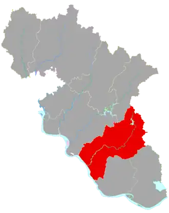 Localisation de Qíchūn Xiàn