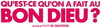 Description de l'image Qu'est-ce qu'on a fait au Bon Dieu Logo.png.