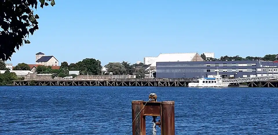 Quai du Cordon-Bleu vu de Trentemoult.