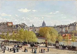 Claude Monet, Quai du Louvre (1867), Mauritshuis (La Haye).