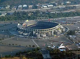Le San Diego Stadium, anciennement utilisé pour le football américain.