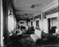 Intérieur du Château Frontenac, vers 1900.
