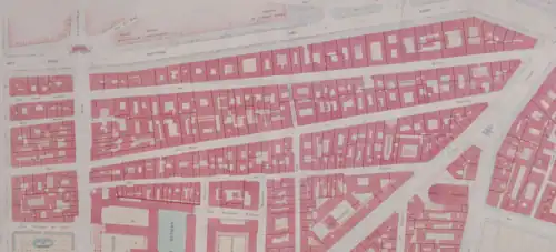 La rue Notre-Dame-de-Nazareth vers 1860, après le percement de la rue de Turbigo.