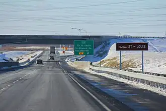 Échangeur de l'A-30 et de la route 236.