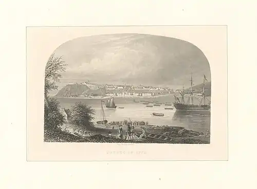 Quebec in 1775 (vers 1850), eau-forte et burin