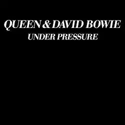 Couverture du single Under Pressure de Queen et David Bowie, 1981.