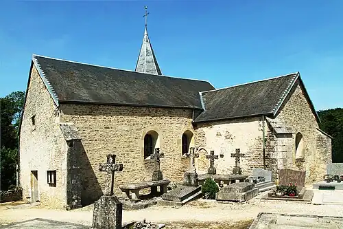 Transept sud et façade.