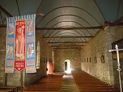 La nef de la chapelle Notre-Dame-de-la-Clarté.