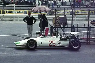 Quester sur BMW F269 en août 1969, lors d'essais.