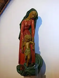 Statue de la Vierge à l'Enfant.