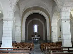 La nef de l'église.