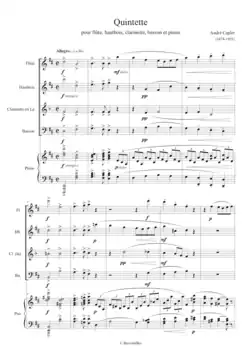 Début de la partition