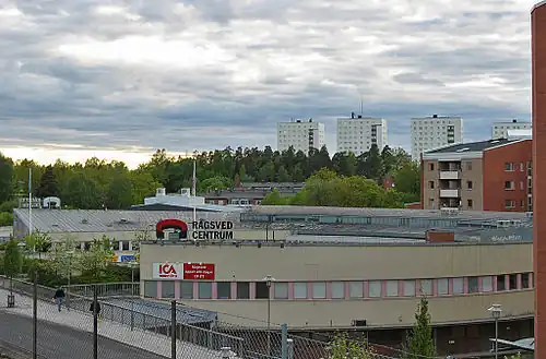 Centre commercial de Rågsveds.