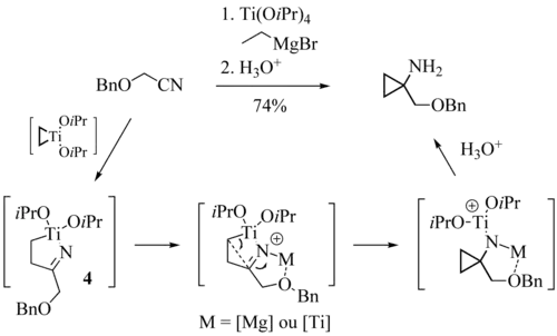 Cas des nitriles comportant un hétéroatome en α