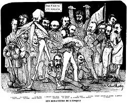 Les rédacteurs de L'Époque, par Gilbert-Martin (7 septembre 1867)