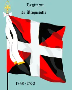 Régiment de Briqueville de 1749 à 1762