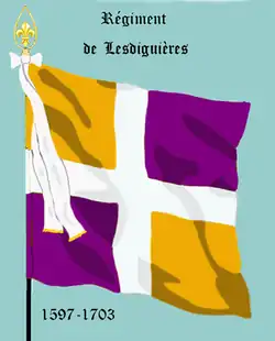 régiment de Lesdiguières de 1597 à 1703