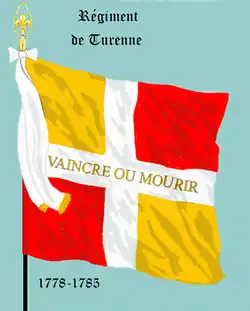 régiment du maréchal de Turenne de 1778 à 1785