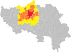 Région urbaine.