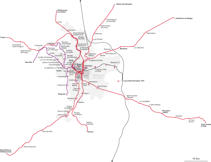 Image illustrative de l’article Service express régional lyonnais