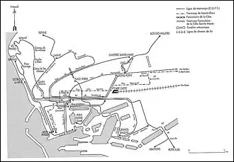 Voir la carte de la ligne.