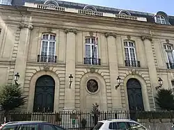 Résidence de l'ambassadeur d'Irak en France (9, rue d'Andigné).