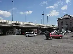 Viaduc au-dessus de la place de la Broucheterre.