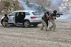 Évacuation de l'autorité.