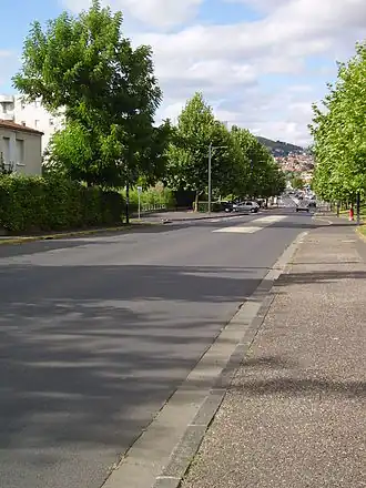 Photographie de la route départementale 8
