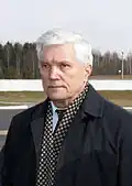 L'ambassadeur de Russie en Biélorussie, Alexander Surikov, à l'aéroport de Minsk, 23 mars 2007.