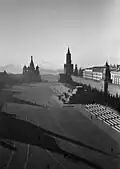 La Place Rouge à Moscou, 10 septembre 1941.