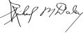 Signature de Richard M. Daley