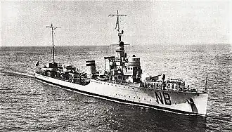 illustration de Nembo (destroyer, 1927)