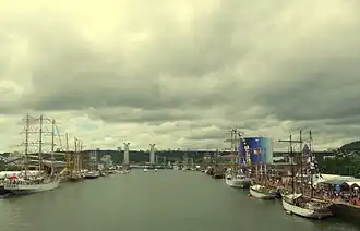 Les quais de l'Armada en 2019