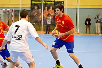 Sous le maillot du espagnol en 2013.