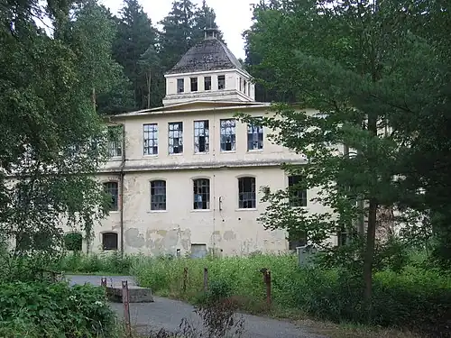 L'ancienne usine WFG de Rabštejn.
