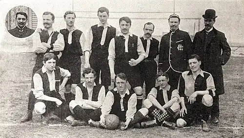 Photo d'une équipe de football