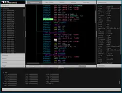 Description de l'image Radare2 webui.png.