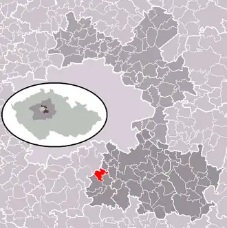 Localisation de Radějovice