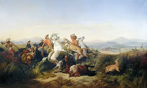 La Chasse, 1846, La Haye, Collection Mesdag.