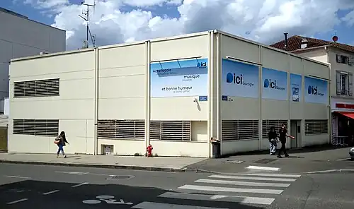 Siège d'Ici Gascogne après le renommage de la station de radio en 2025.
