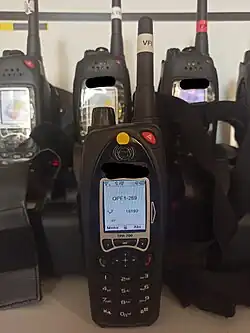 Radio portatif des sapeurs-pompiers de France