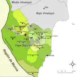 dans la comarque de la Vega Baja del Segura.