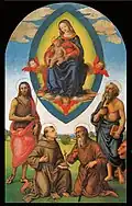 Raffaellino del Garbo, Madone et saints, 1516