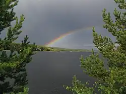 Une vue du pont de Louhunsalmi