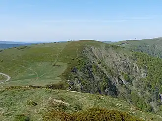 Le versant méridional du Rainkopf.