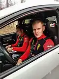 Ott Tänak et Martin Järveoja, champions du monde de rallye en 2019.