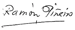 signature de Ramón Piñeiro