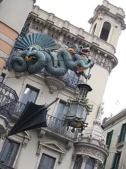 Aspect de la  La Rambla.