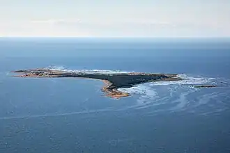 Vue aérienne de Rammu saar